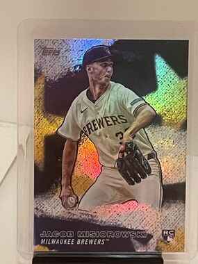 Jacob Misiorowski 2025 Topps Series 1-Rookie Card-Stars of the MLB